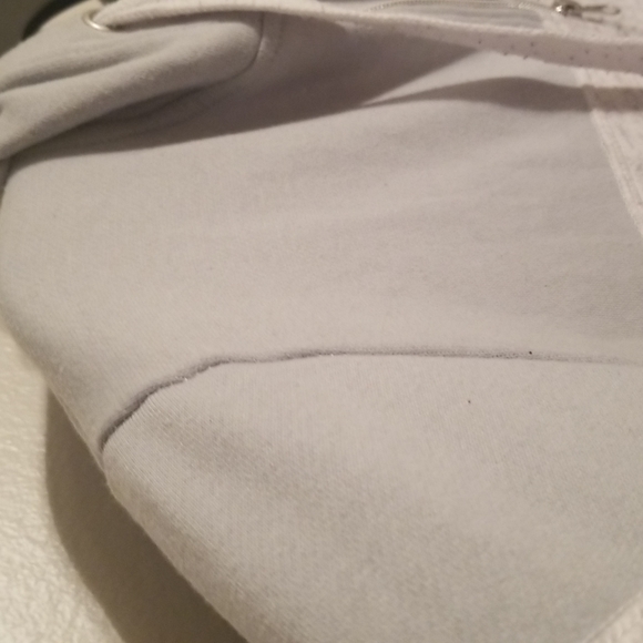 Doublju Zip Up Hooded Color Block Sweatshirt Large - Picture 5 of 7